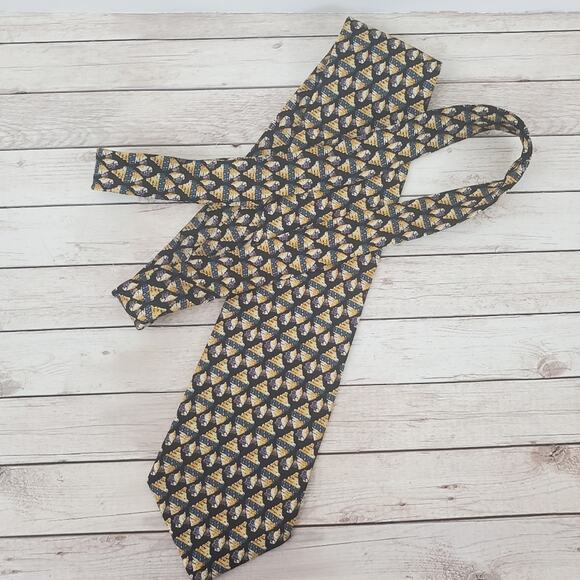 J. Garcia Tie 100% Silk Stonehenge Ltd - Picture 2 of 6